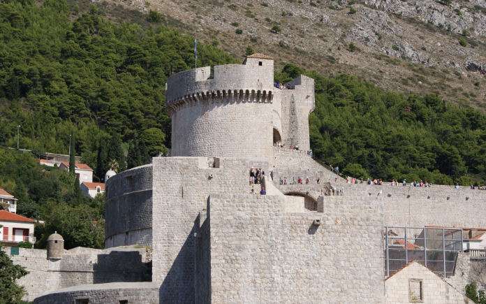 Fort Minceta Kroatie bezienswaardigheden Dubrovnik