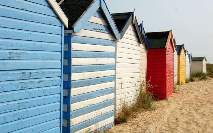huisje op het strand nederland