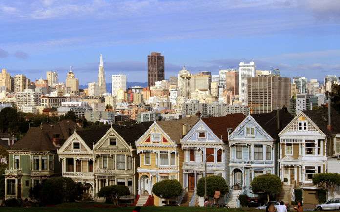 Painted Ladies Alamo Square - bezienswaardigheden San Francisco