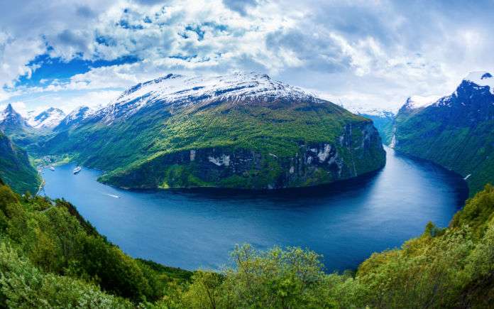 Geirangerfjord noorwegen fjorden