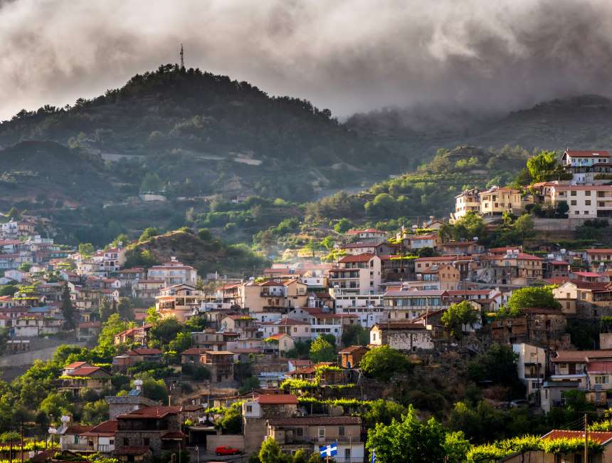 Agros Troodos gebergte Cyprus