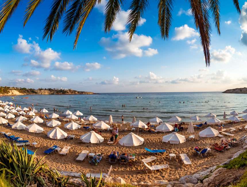 Peyia schiereiland Cyprus